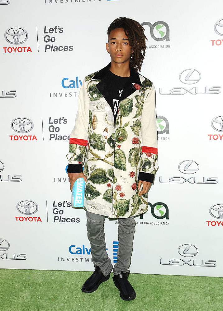 Jaden Smith wore a jacket covered in leaves for an awesome causeHelloGiggles