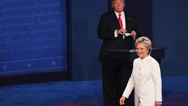 Final Presidential Debate Between Hillary Clinton And Donald Trump Held In Las Vegas