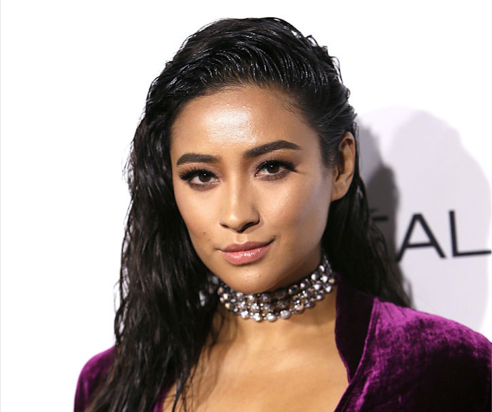 Shay Mitchell Slayed The Red Carpet In A Velvet Wrap-around Dress And 