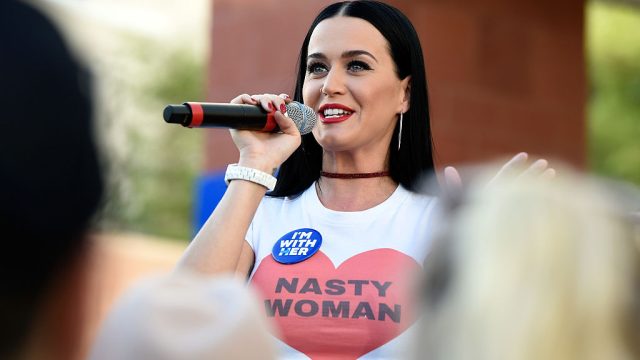 Katy Perry Campaigns For Hillary Clinton And Promotes Early Voting In Nevada