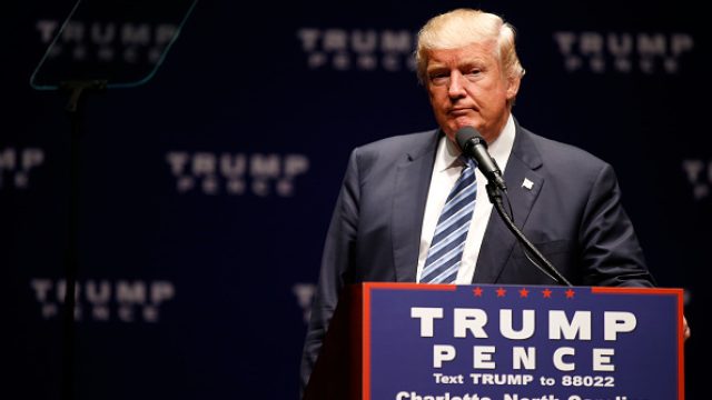 GOP Presidential Nominee Donald Trump Campaigns In Charlotte, North Carolina
