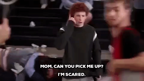 people getting scared gifs
