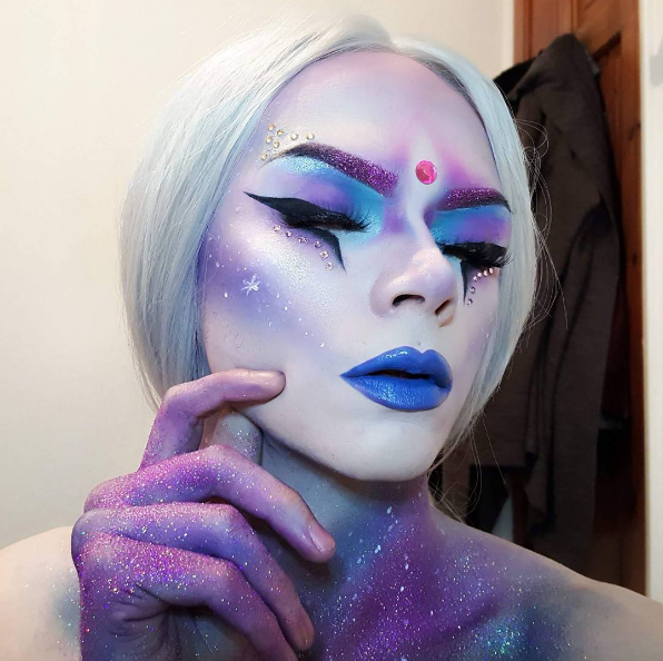 This eyeshadow is so cool it's out of this world -
