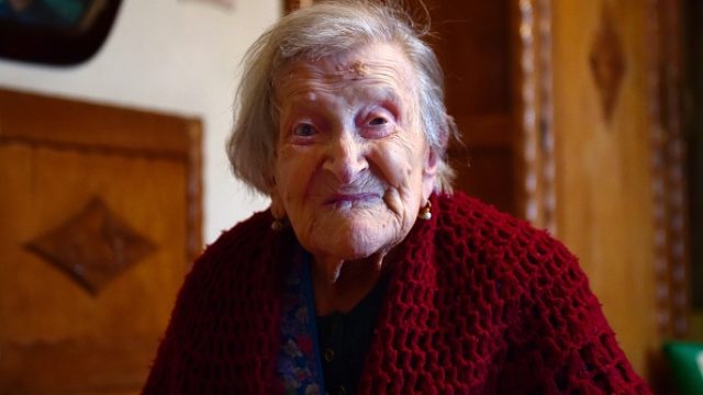 ITALY-OLDEST-PERSON-MORANO