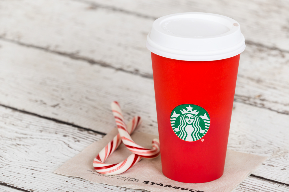 Starbucks holiday cups are back with explosion of red and green Christmas  colors 