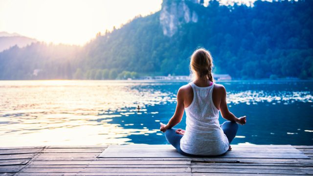 Meditation by the lake