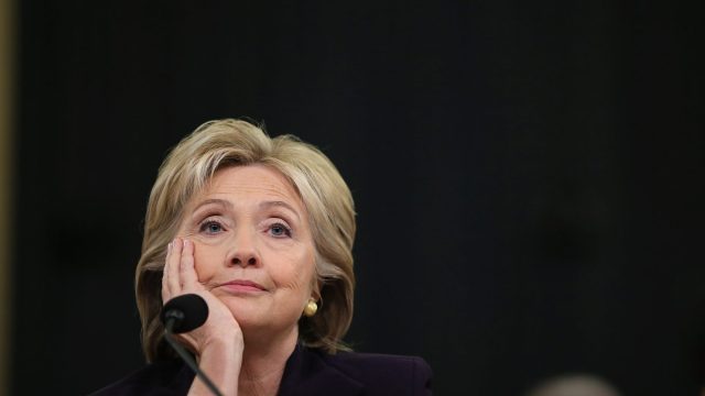 Hillary Clinton bored