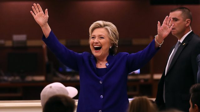 Democratic Presidential Nominee Hillary Clinton Campaigns In Nevada And Arizona