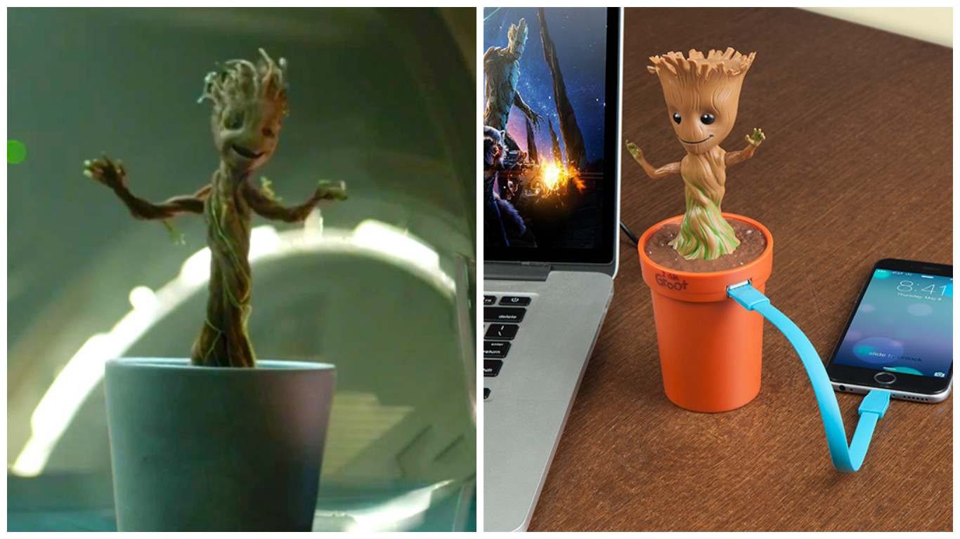 Add this dancing baby Groot car charger to your holiday shopping list right  now - HelloGigglesHelloGiggles