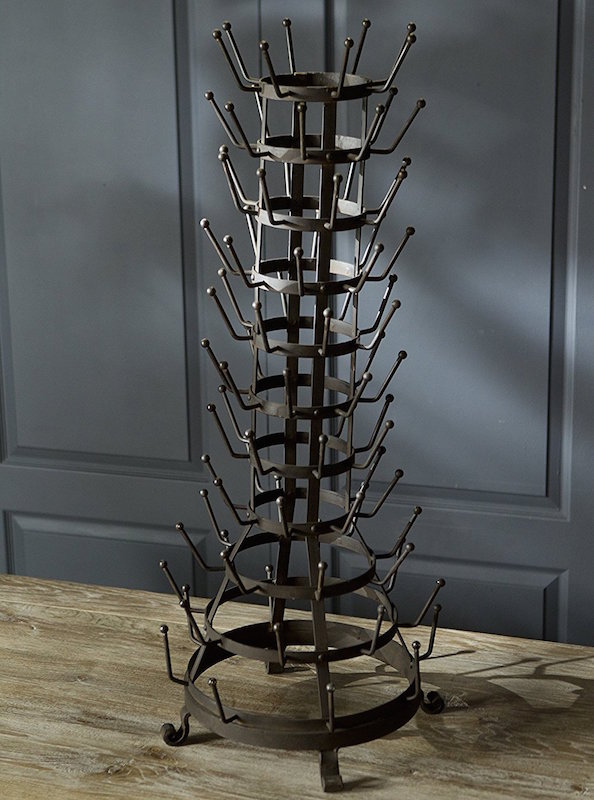 Wine bottle best sale christmas tree rack