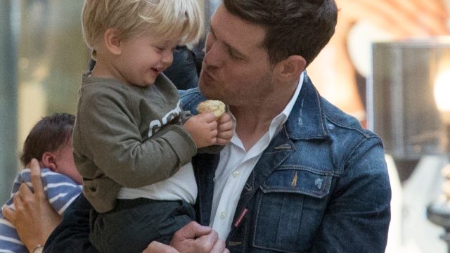 Buble and son