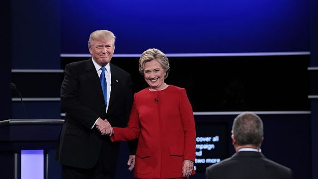 Hillary Clinton And Donald Trump Face Off In First Presidential Debate At Hofstra University