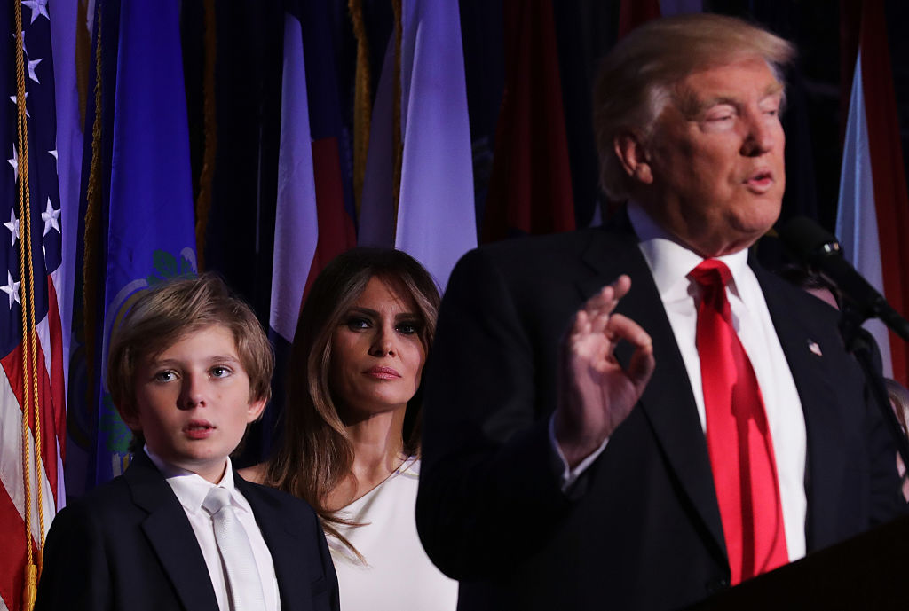 Donald Trump's Son Barron Looked Exhausted And Disoriented Last Night ...