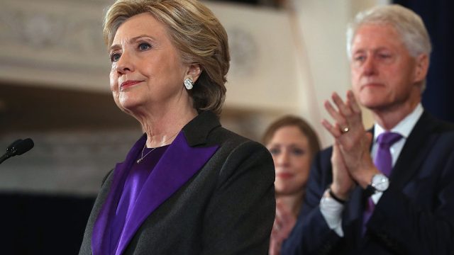 Hillary Clinton Makes A Statement After Loss In Presidential Election