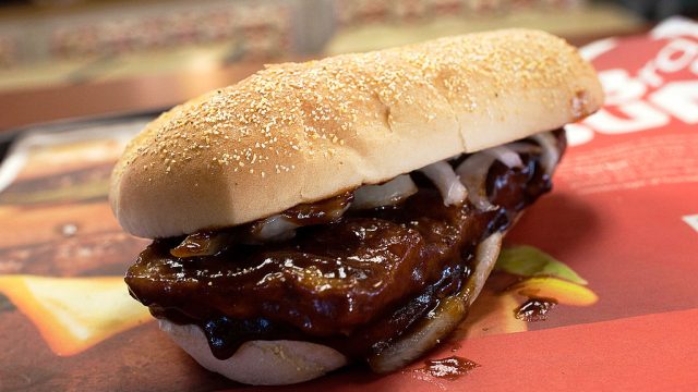 McDonald's Brings Back The McRib Sandwich