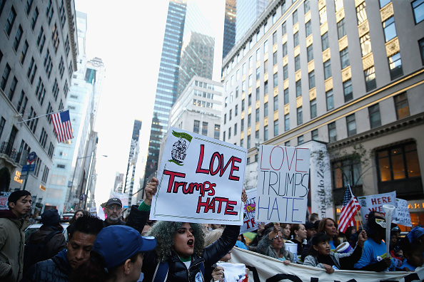 What it's like to protest Donald Trump in NYC as a multiracial woman ...