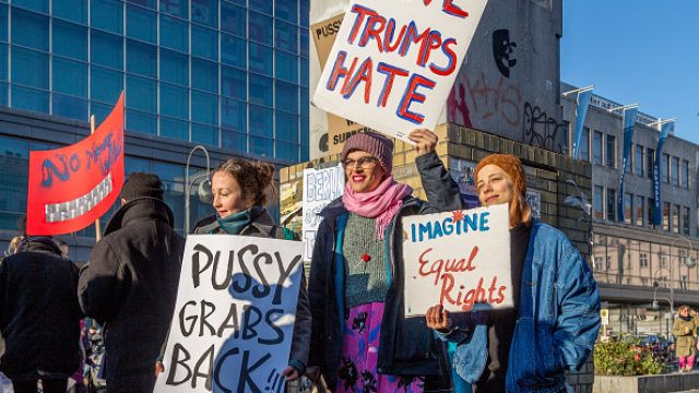 Feminists, queer and transgender activists gather in Berlin
