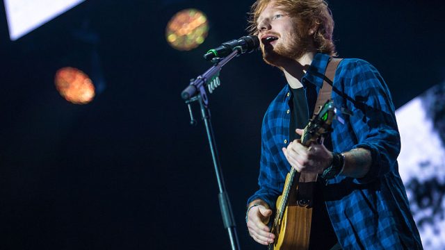 Ed Sheeran in concert