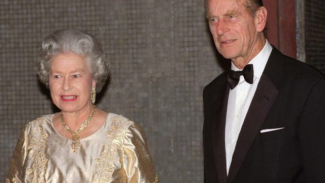 Queen And Philip At Anniversary Party