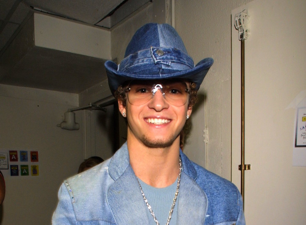 Justin Timberlake discusses his iconic denim on denim look, and it's