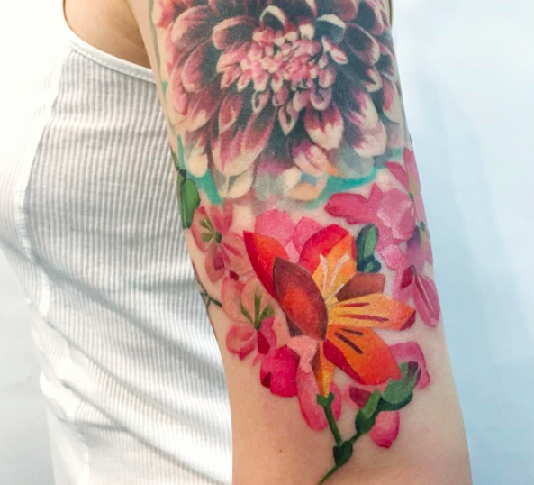 21 Sweet Rose Tattoos On Back