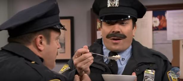 Watch Jimmy Fallon get messy in this '80s cop show sketch ...