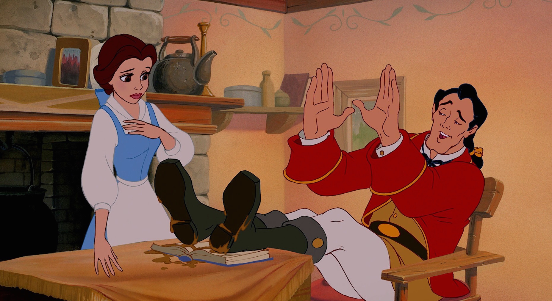 Belle & Gaston from store beauty and the beast