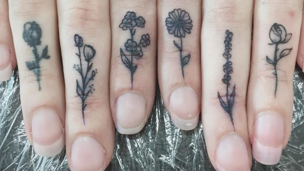 Floral hand by Morgan Haberle  TattooNOW