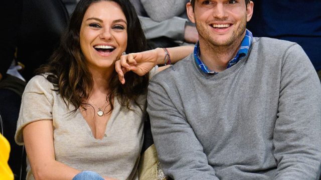 Celebrities At The Los Angeles Lakers Game