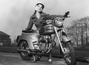 woman motorcycle