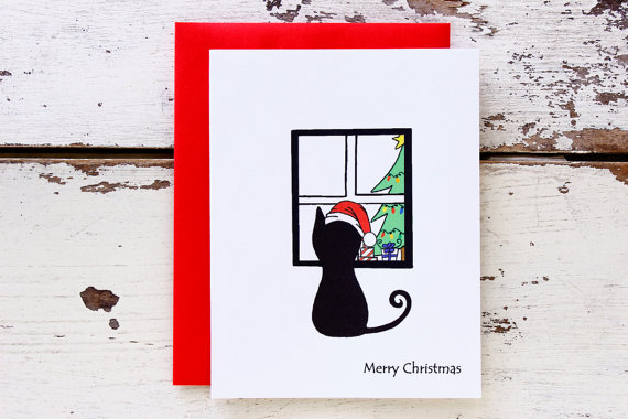 funny christmas card photo ideas with cats