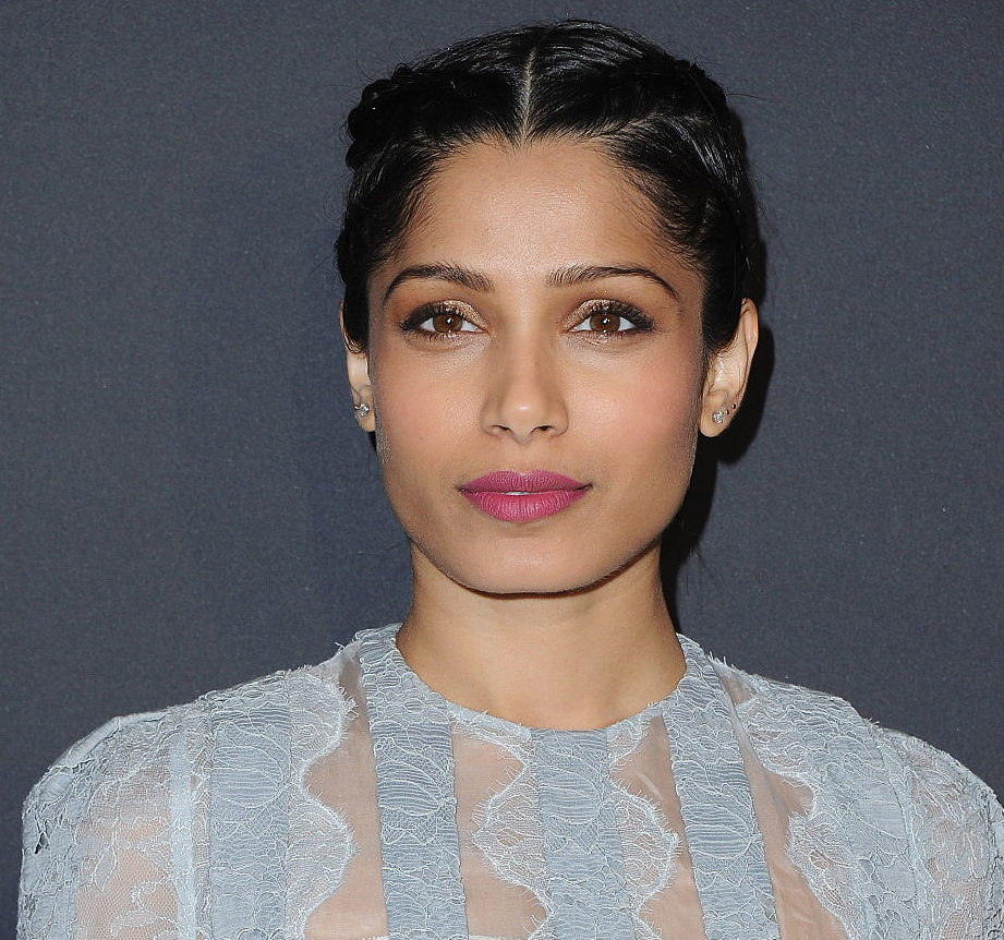 Freida Pinto attended a fashion conference and of course all her outfits  were AMAZING - HelloGigglesHelloGiggles