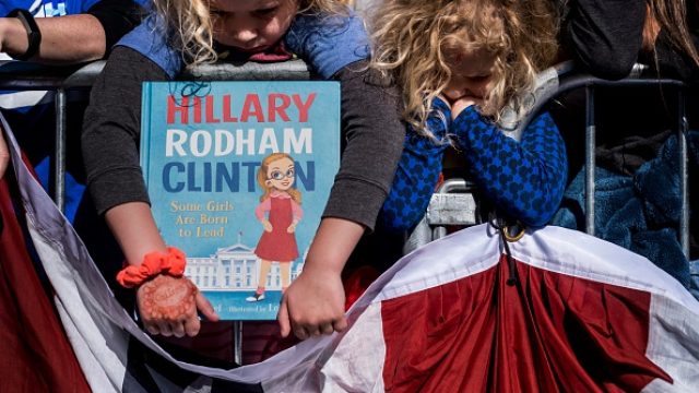 Democratic Nominee for President of the United States former Secretary of State Hillary Clinton
