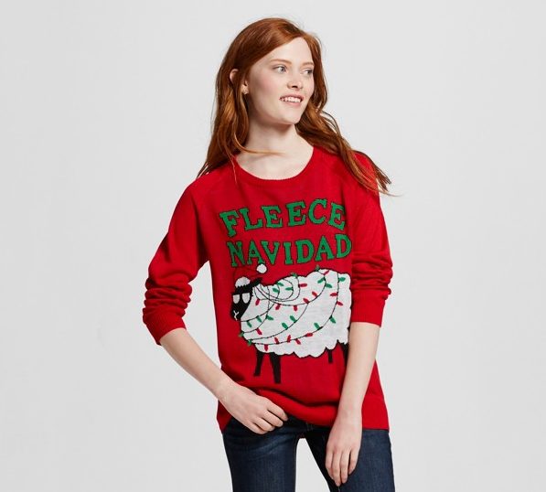 Fleece navidad 2024 sweater target