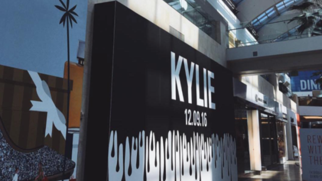 This is the chaos happening at the mall where Kylie Jenner just