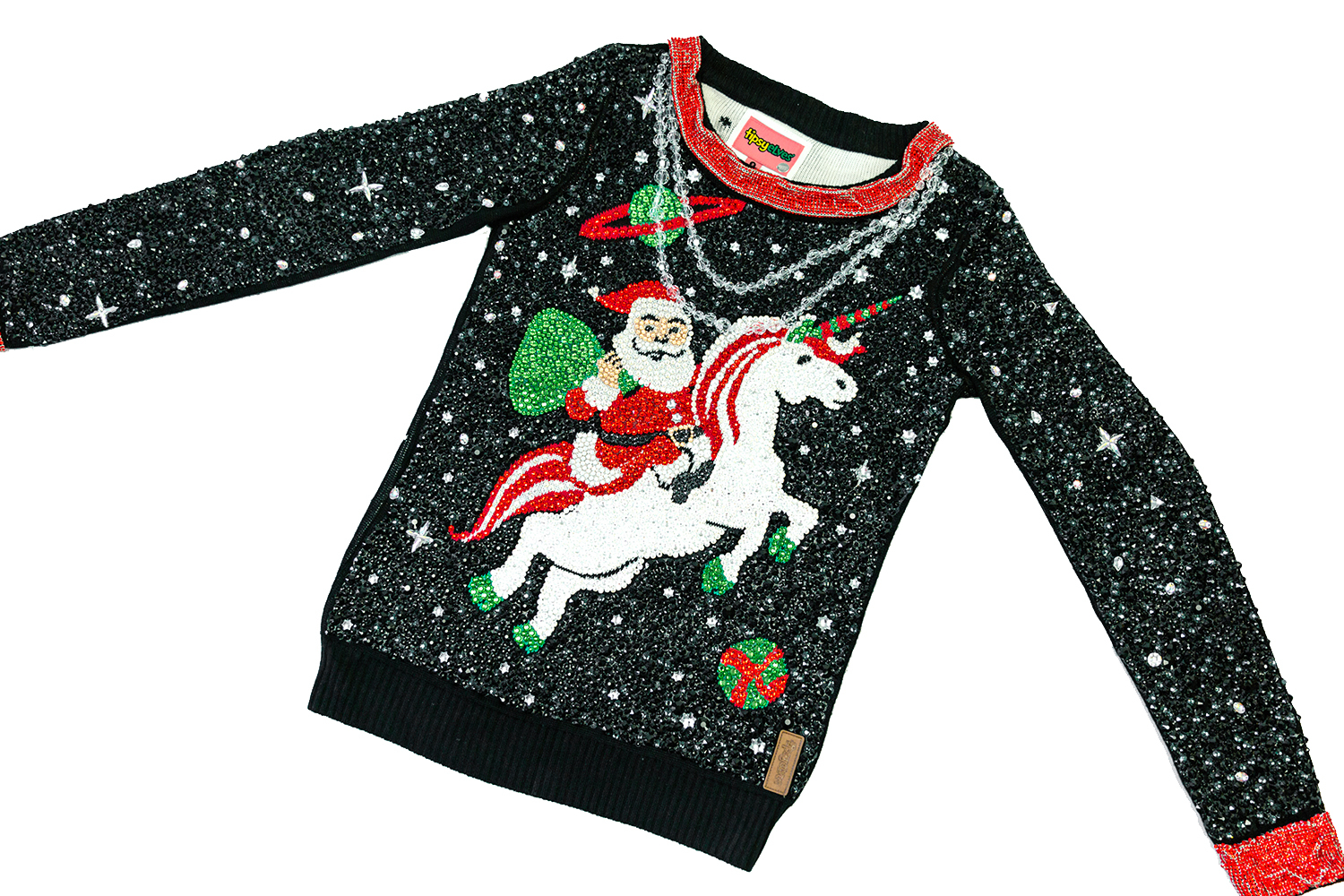 You'll See Santa's Butt On A Lot Of Ugly Christmas Sweaters This Year