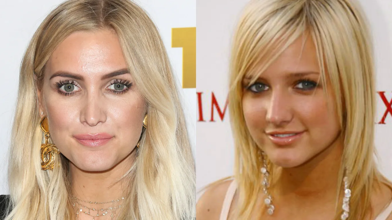 ashlee simpson before and after