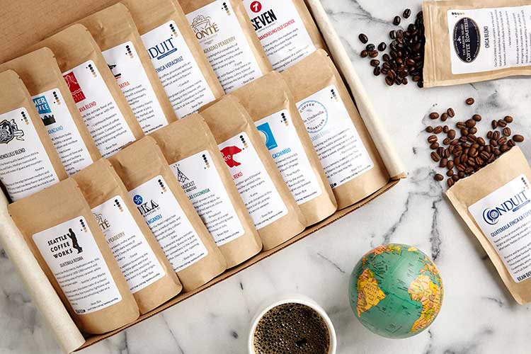 Bean Box World Coffee Tour | Specialty Coffee Gift Basket | Gourmet Coffee Gift