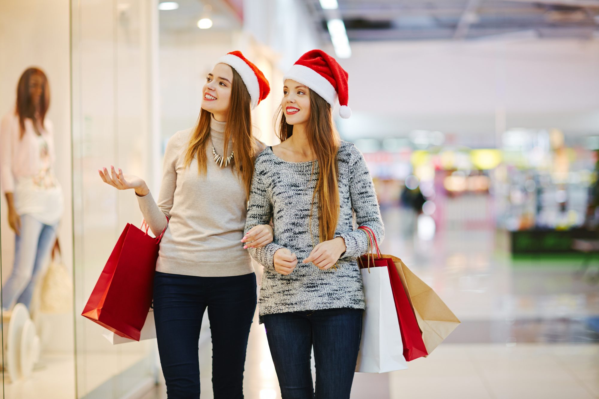 Santa hat clearance shopping