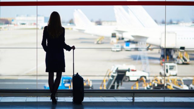 woman airport