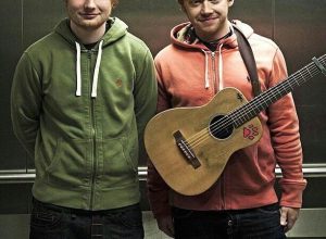 Ed Sheeran and Rupert Grint