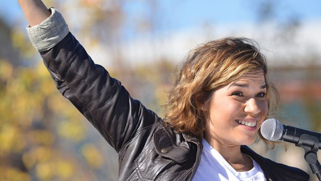 America Ferrera And Voto Latino President Host Rally To Encourage Young Latinos To Register To Vote