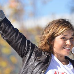 America Ferrera And Voto Latino President Host Rally To Encourage Young Latinos To Register To Vote
