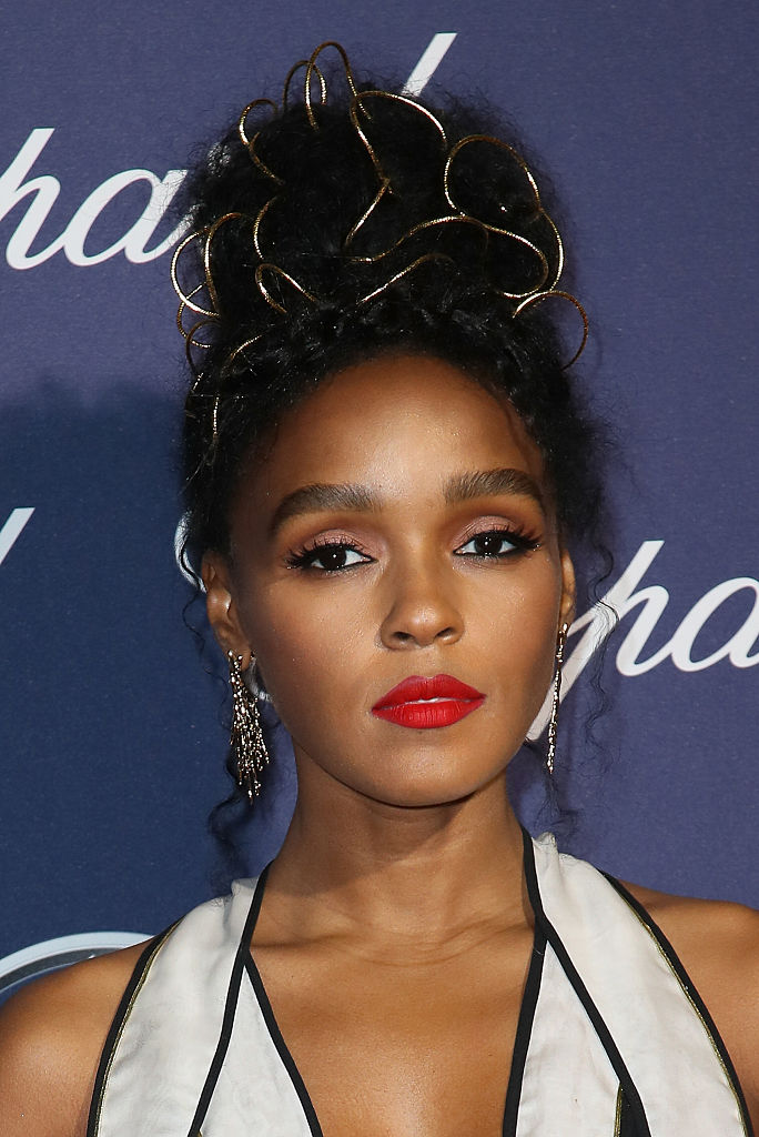 Janelle Monáe's gold-wrapped updo is the modern goddess style we need ...