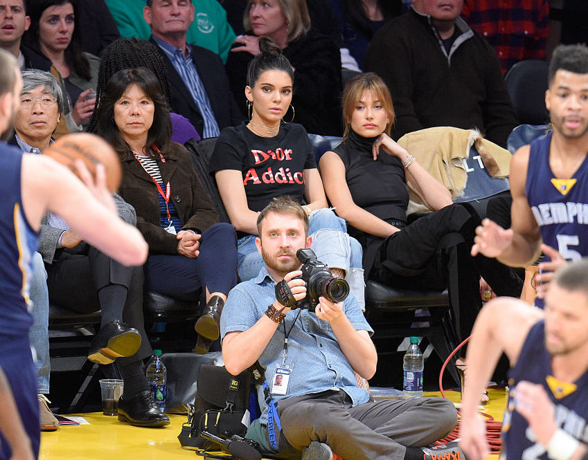 Kendall Jenner Carries Dubai's It Bag Courtside At A Laker's Game