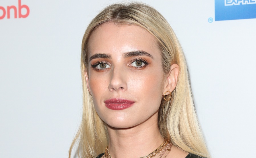 Emma Roberts Wears Sexy Leopard Scarf and Gets Smooched in NYC