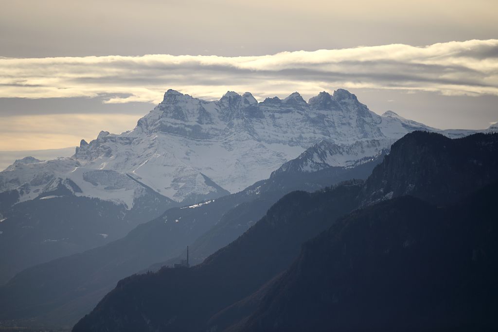 This footage of a drone flying up a mountain ridge reveals the most ...