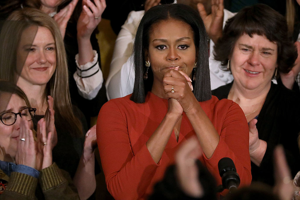 Michelle Obama Tears Up In Her Final Speech As FLOTUS ...