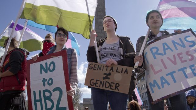 trans protest