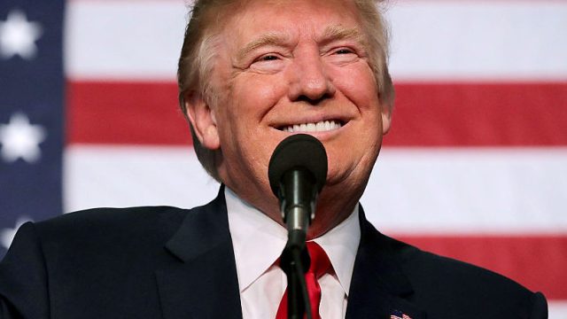 Donald Trump Campaigns In Golden, Colorado